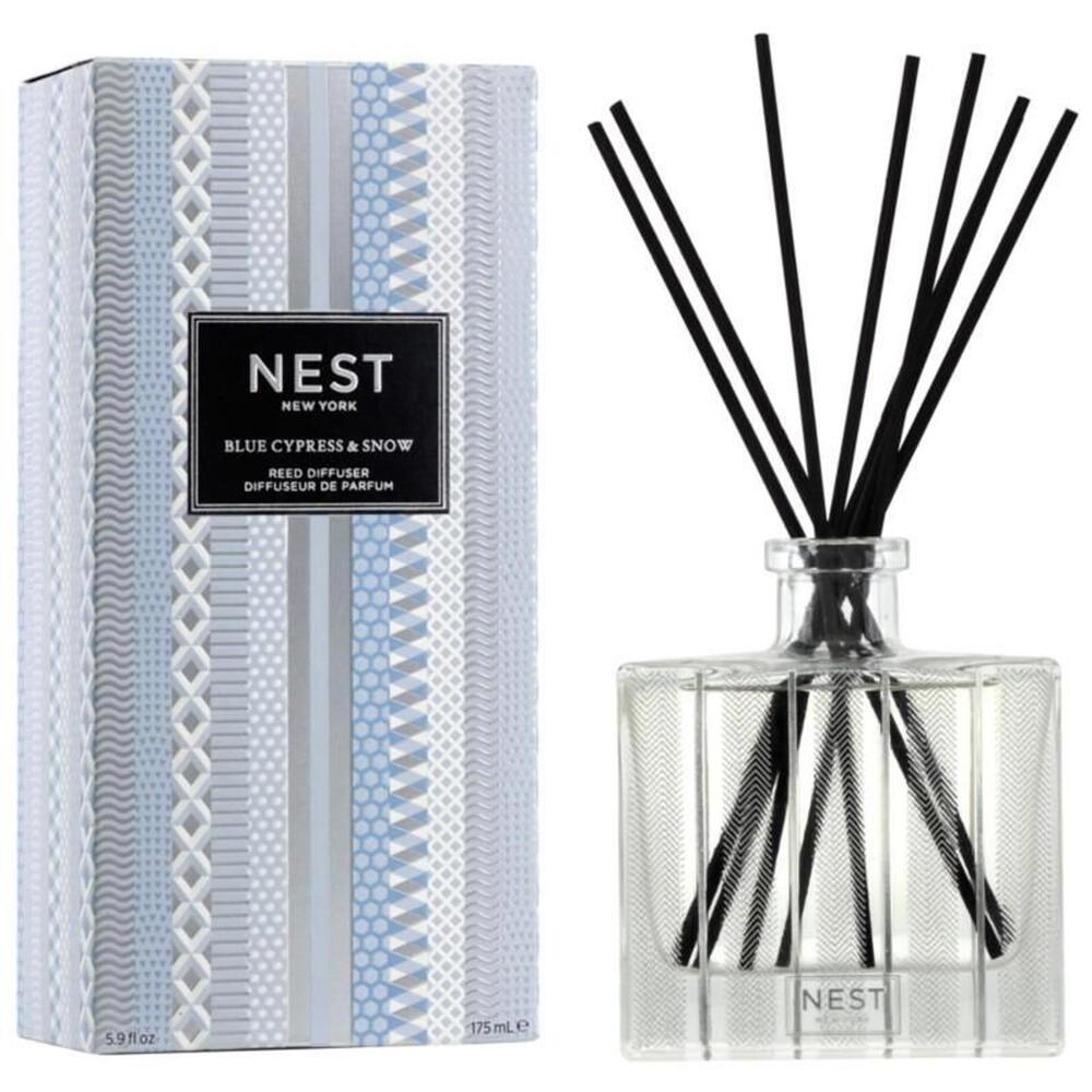NEST New York Blue Cypress & Snow Reed Diffuser 5.9 OZ